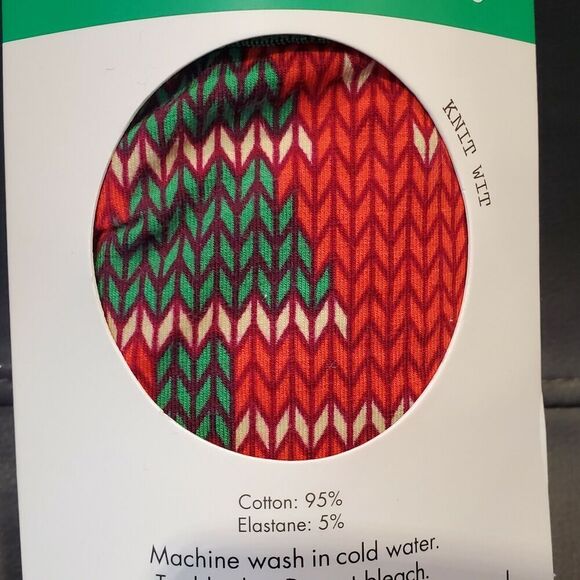 New Two Left Feet Knit Wit Xmas Trees Ugly Sweater Trunks Underwear S 28-30 - Picture 2 of 2